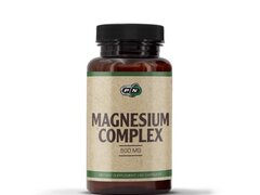 Magnesium Complex 500mg 60 Capsule Vegan, Pure Nutrition USA